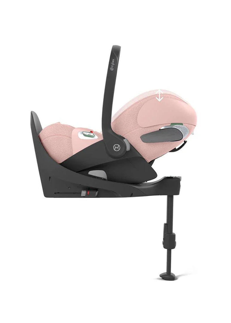 Cybex Cloud T Peach Pink i-Size Plus Rotating Baby Car Seat and Base