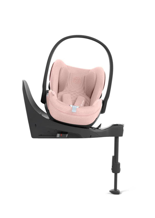 Cybex Cloud T Peach Pink i-Size Plus Rotating Baby Car Seat and Base