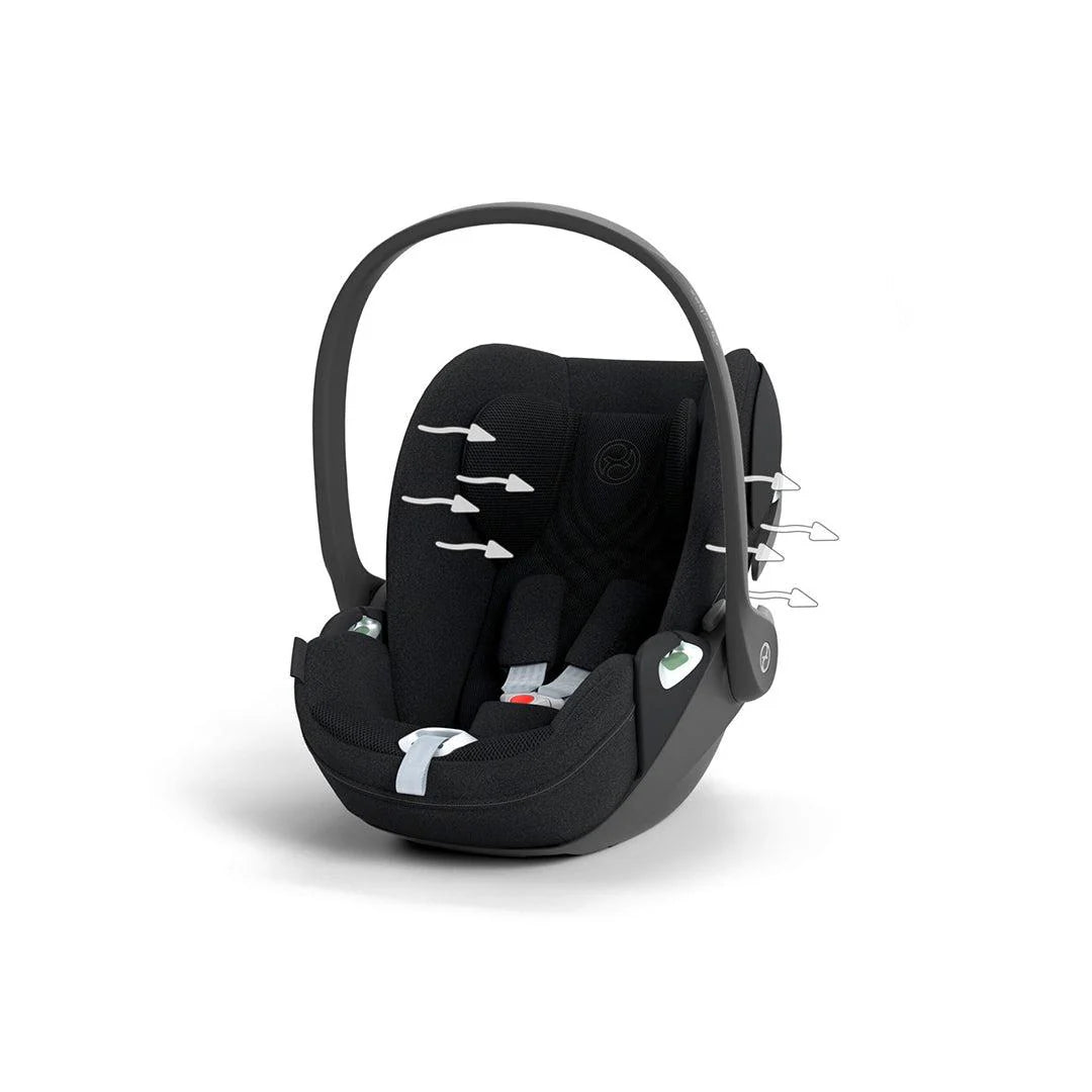 Cybex Cloud T Sepia Black i-Size Plus Rotating Baby Car Seat and Base
