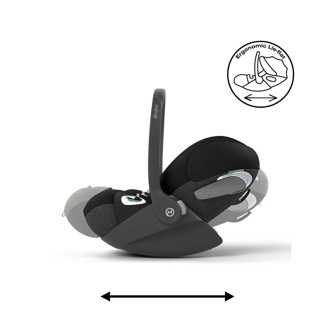 Cybex Cloud T Black i-Size Rotating Baby Car Seat and Base
