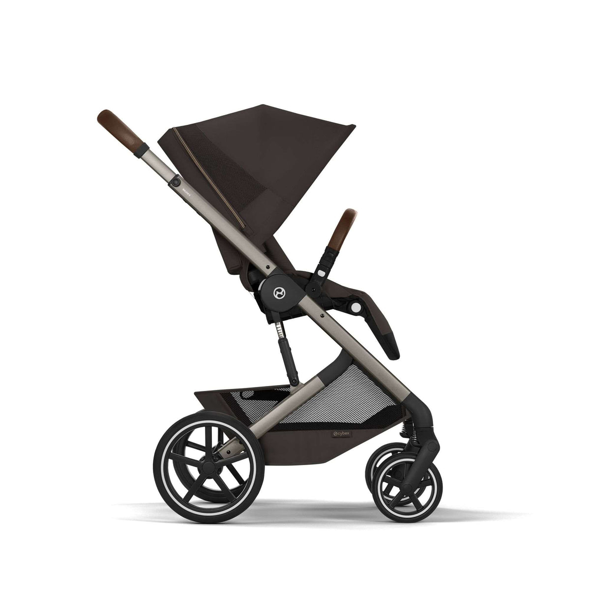 Cybex Balios + Fold Cot Chocolate Brown Bundle