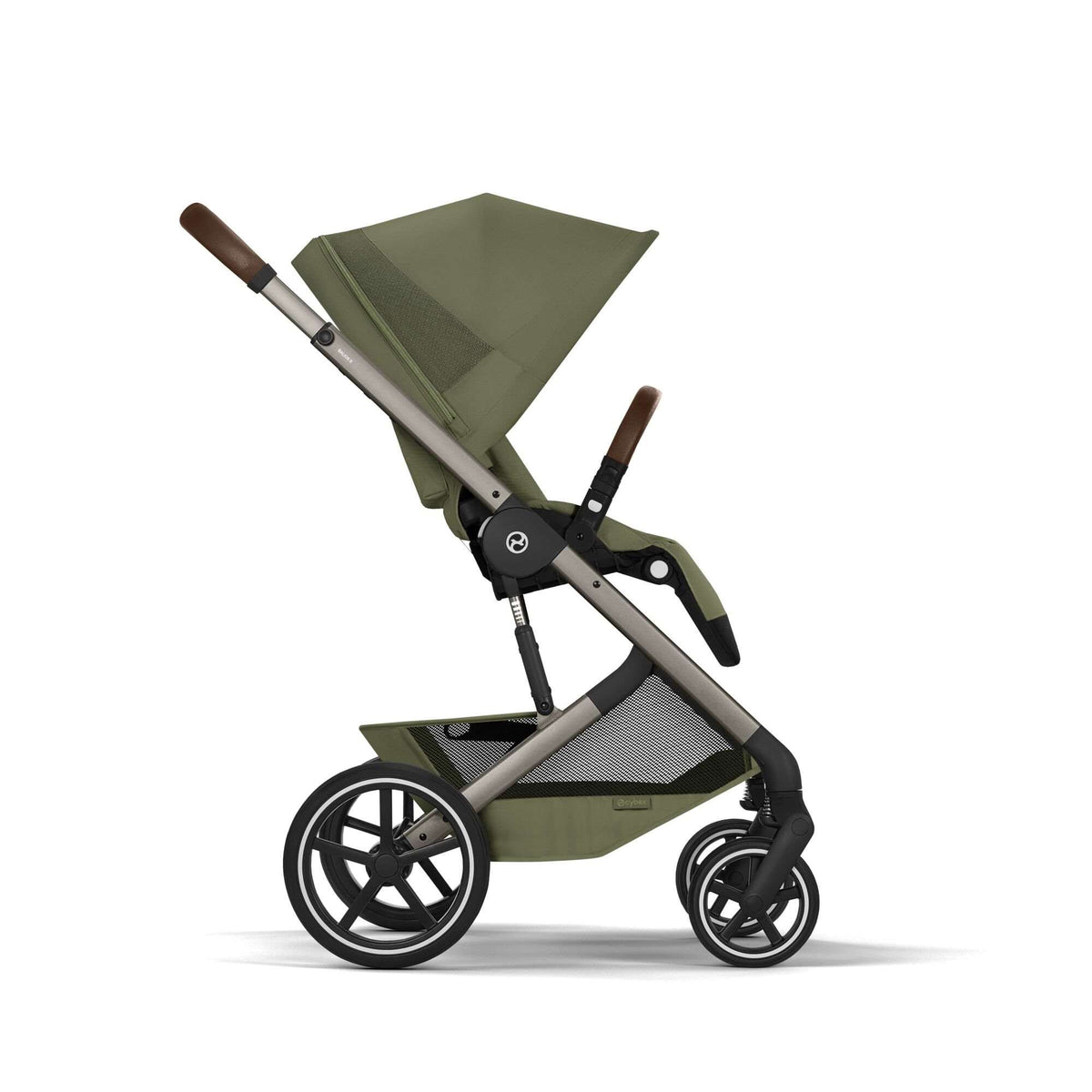 Cybex Balios + Fold Cot Moss Green Bundle