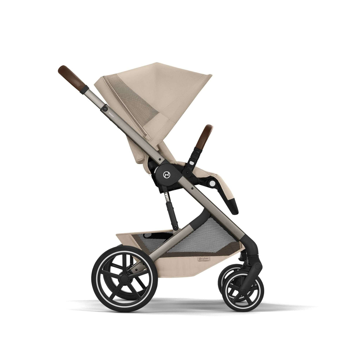 Cybex Balios + Fold Cot Almond Beige Bundle