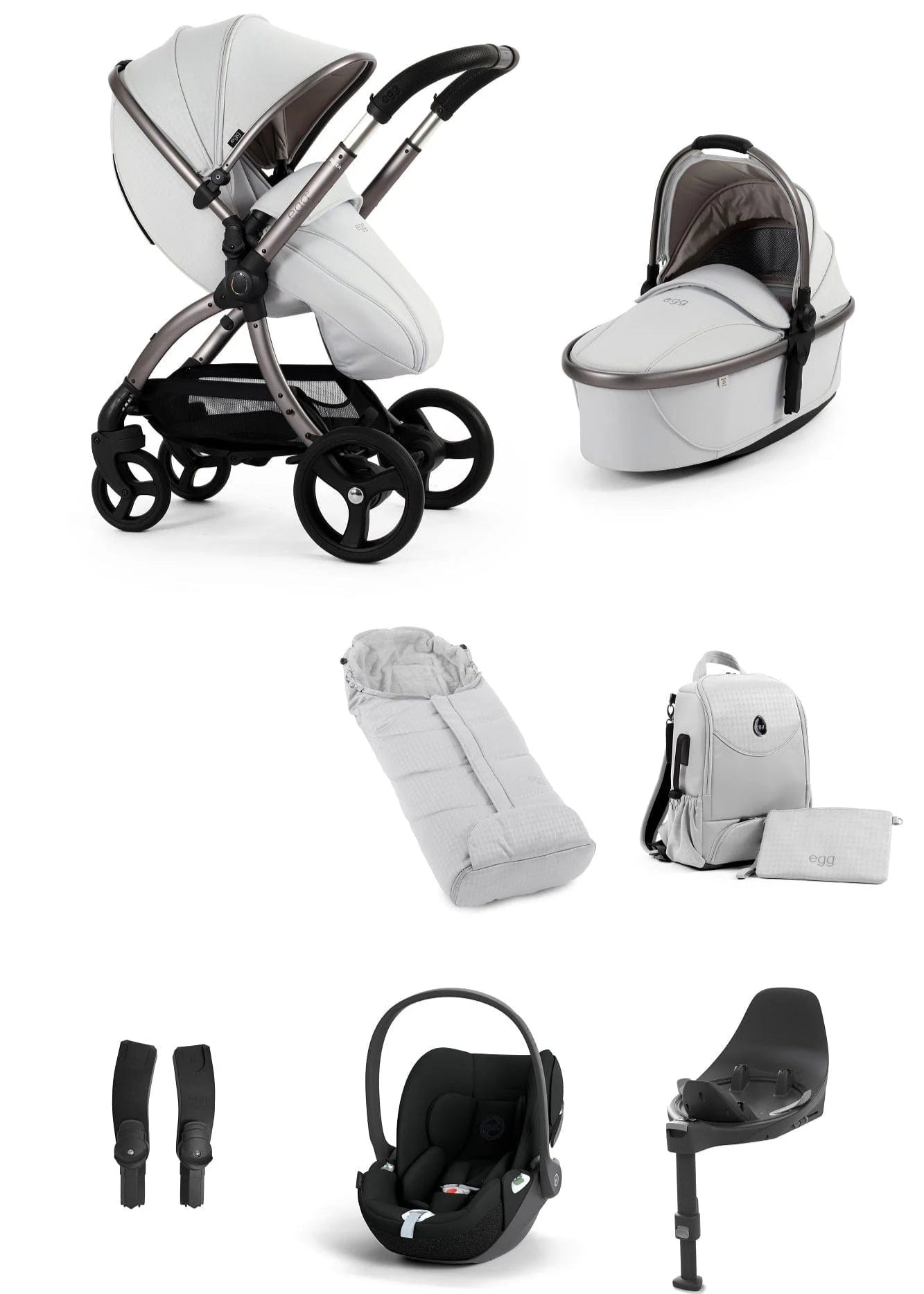 Egg 3 25th Anniversary Silver Edition Travel System