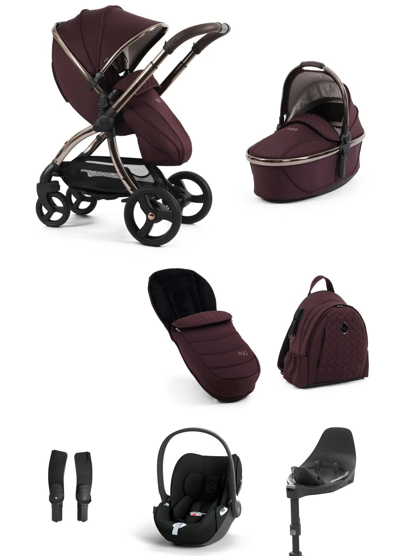 Egg 3 Mulberry Travel System