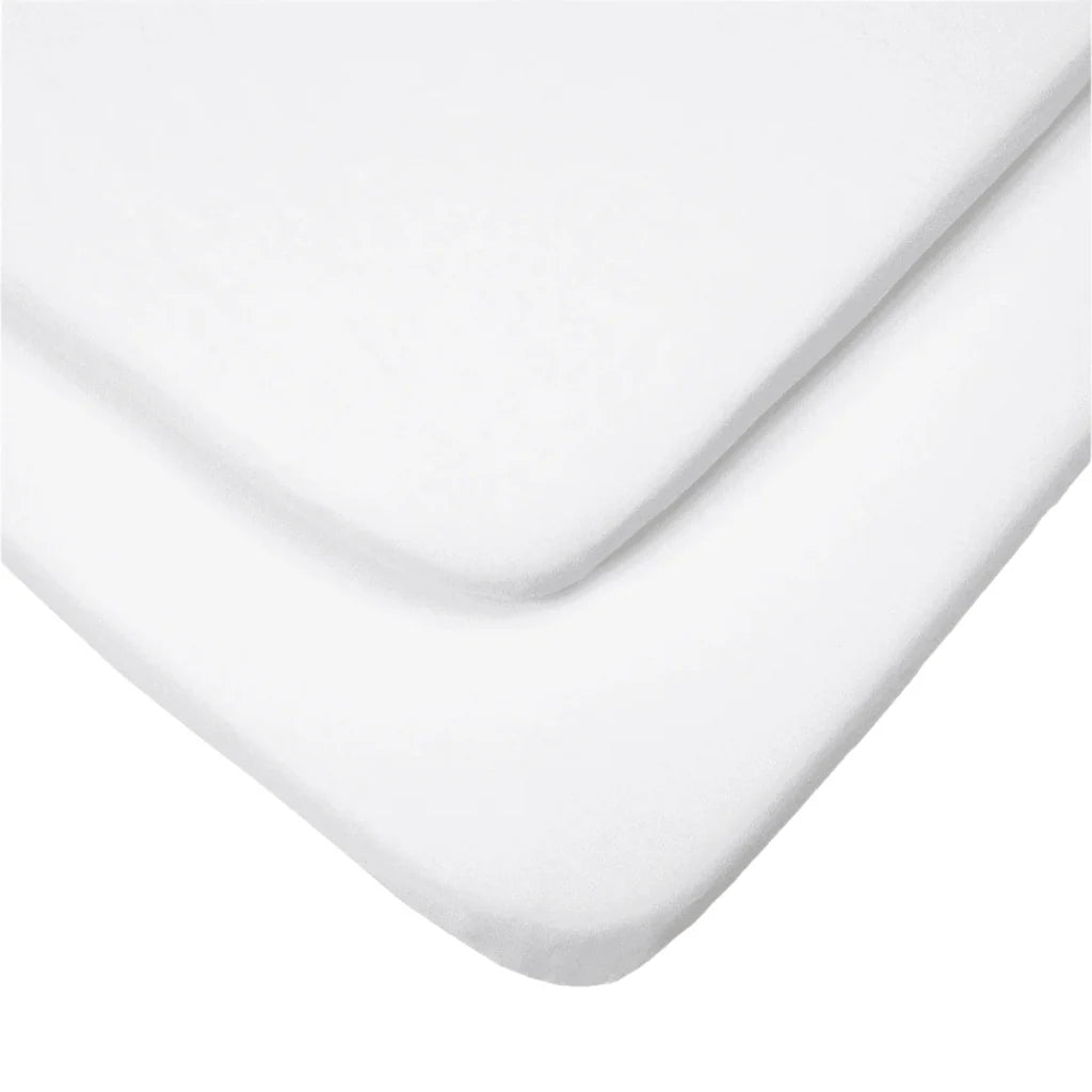 Tutti Bambini Cozee Bedside Crib Sheets White