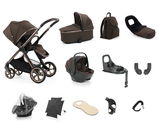 Oyster 4 Chocolate Velvet Travel System Ultimate Bundle