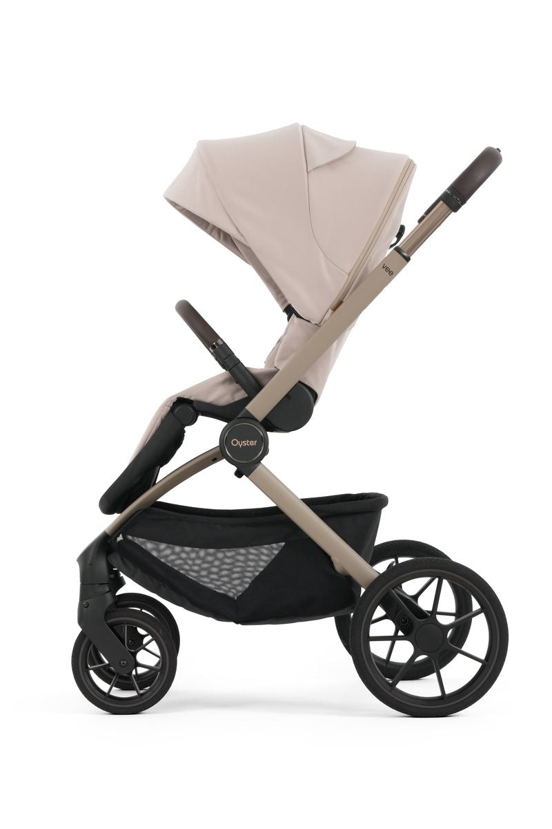 Oyster Vee Travel System with Oyster 360 Car Seat - Vanilla