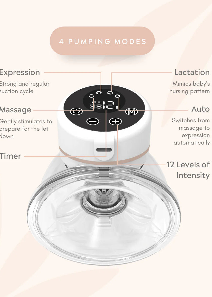 Fraupow Wearable Hands Free Breast Pump