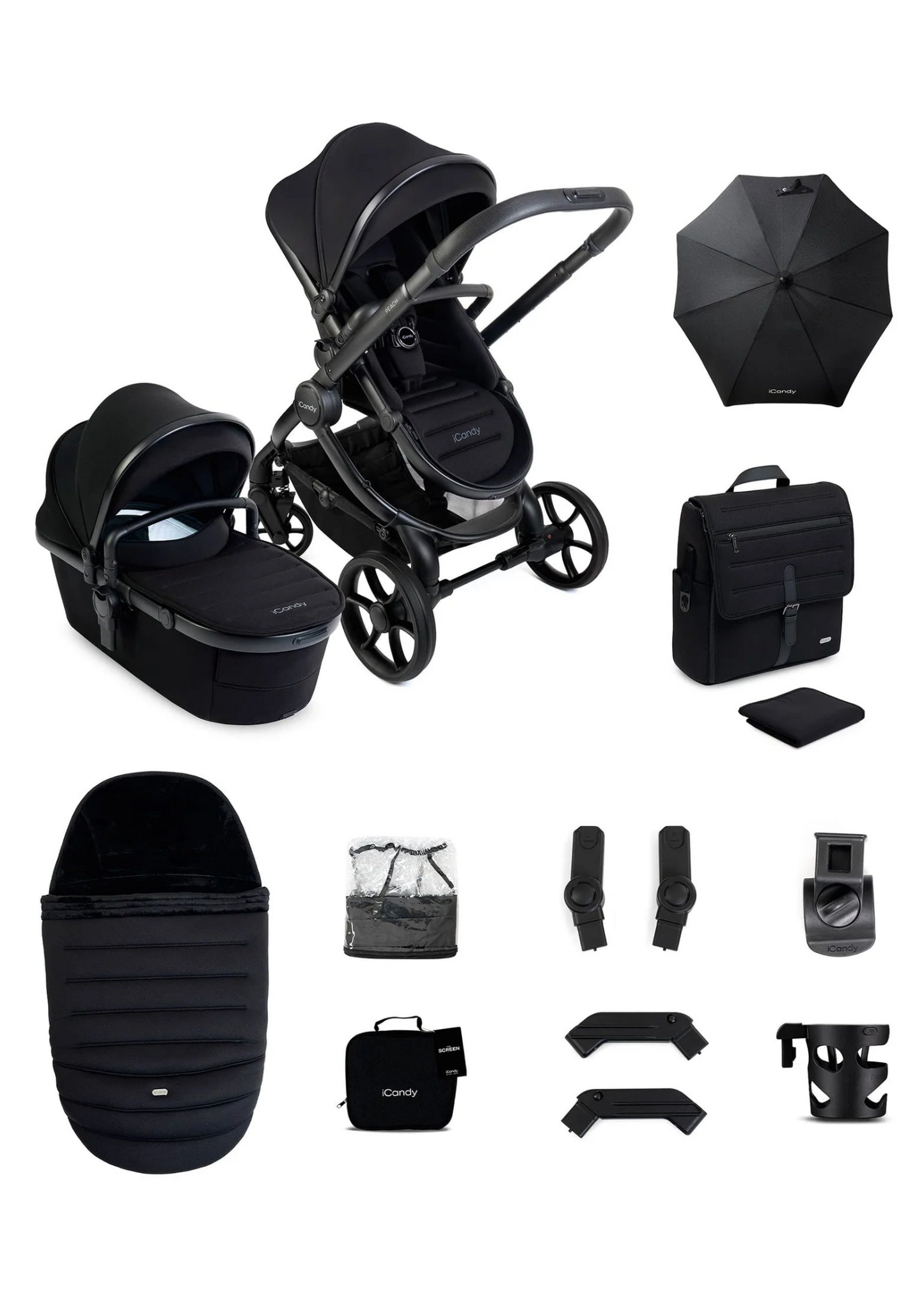 iCandy Peach 8 Complete Bundle - Black