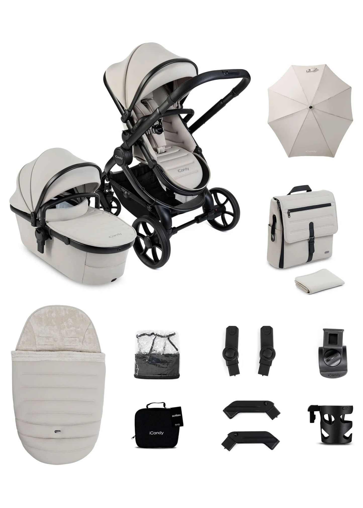iCandy Peach 8 Complete Bundle - Taupe