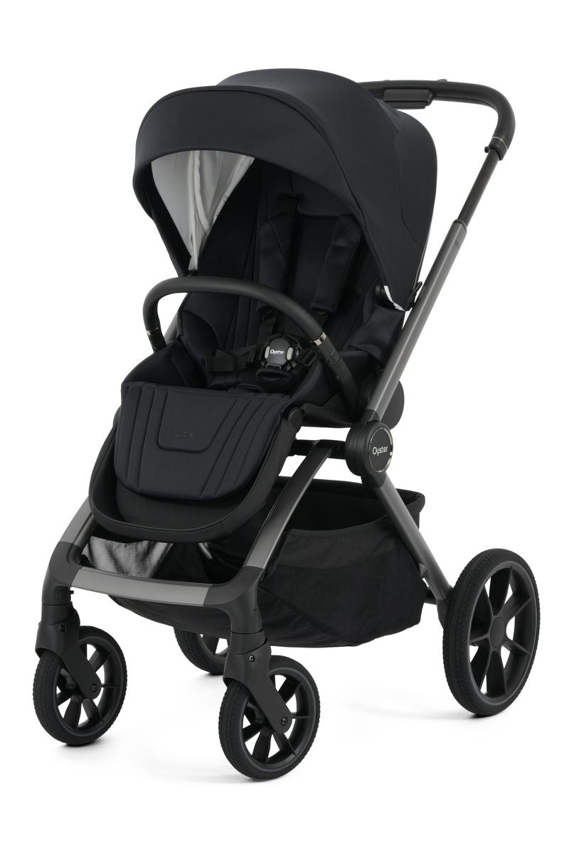 Oyster Vee Travel System with Oyster 360 Car Seat - Liquorice
