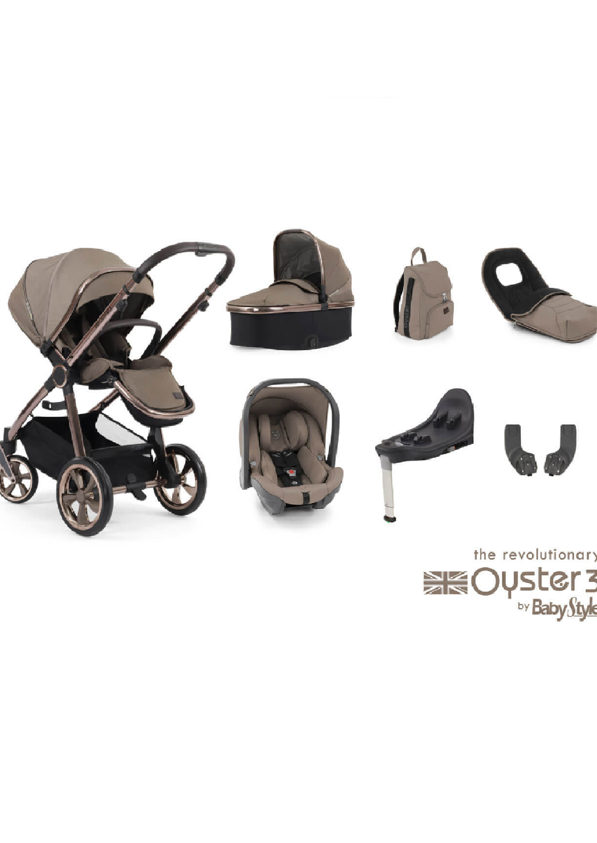 Oyster 3 Mink travel system Cornwall Baby Store