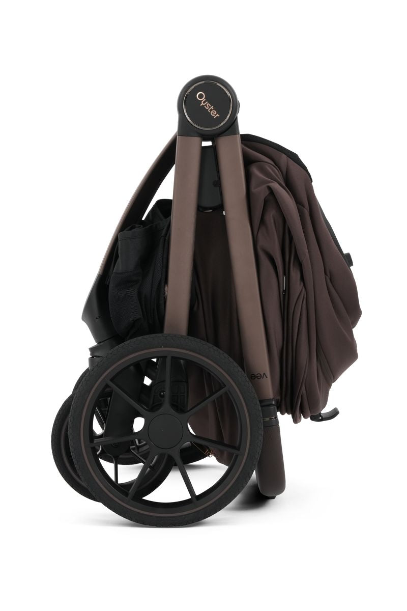 Oyster Vee Travel System with Oyster 360 Car Seat - Chocolate