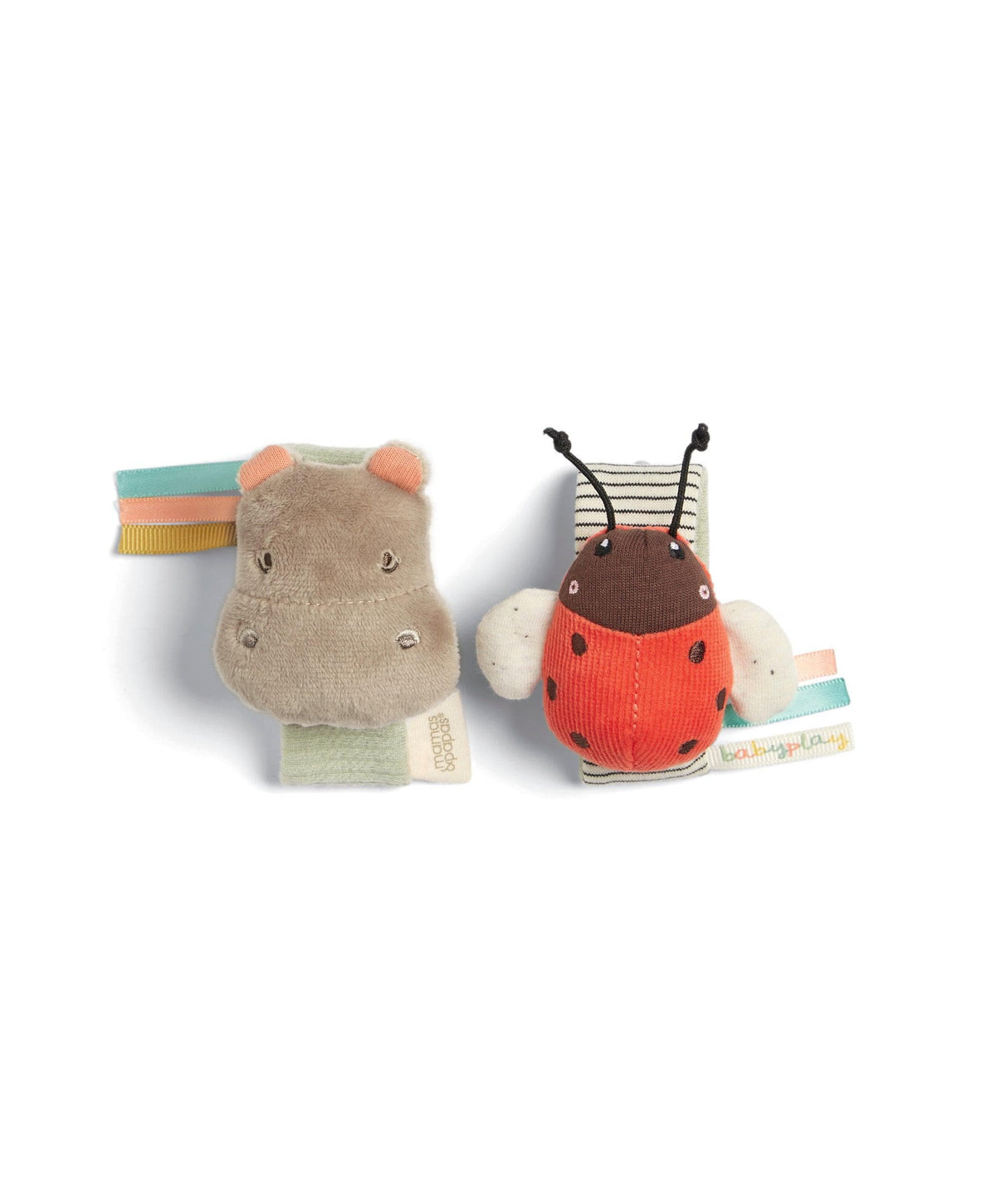 Mamas and Papas Wrist Rattle Hippo