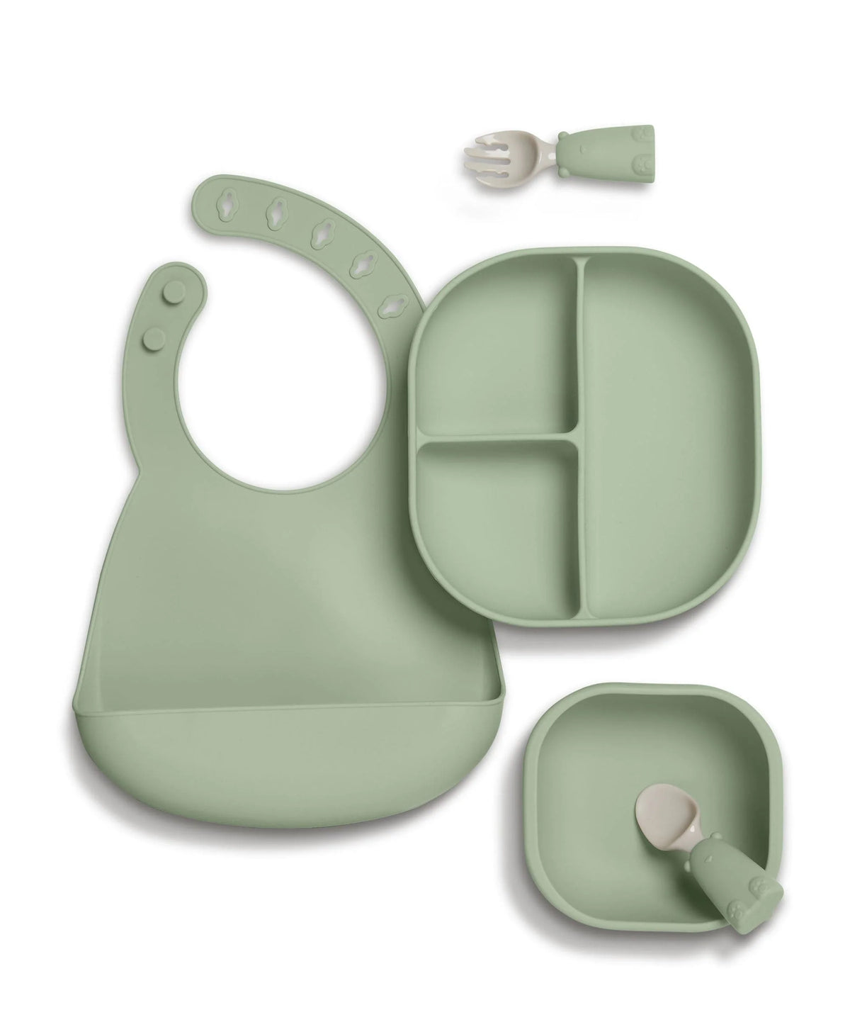 Mamas and Papas First Mealtime Silicone Set