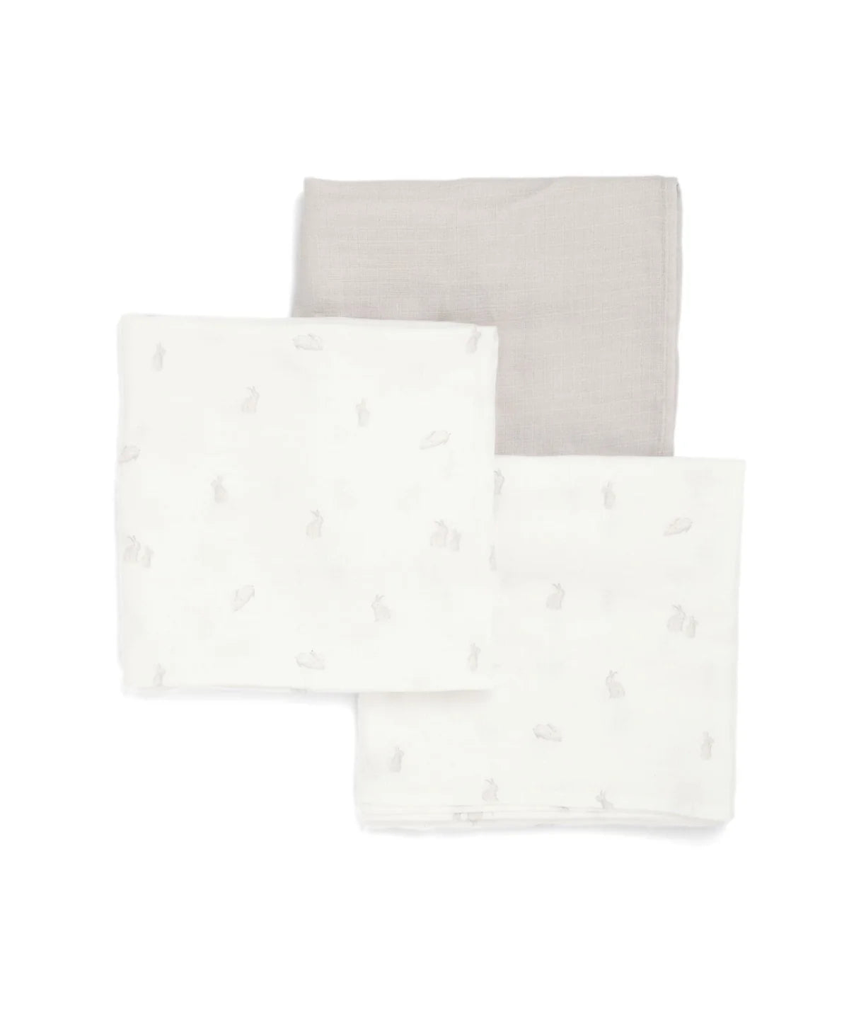 Mamas and Papas 3 Muslin Squares Bunny