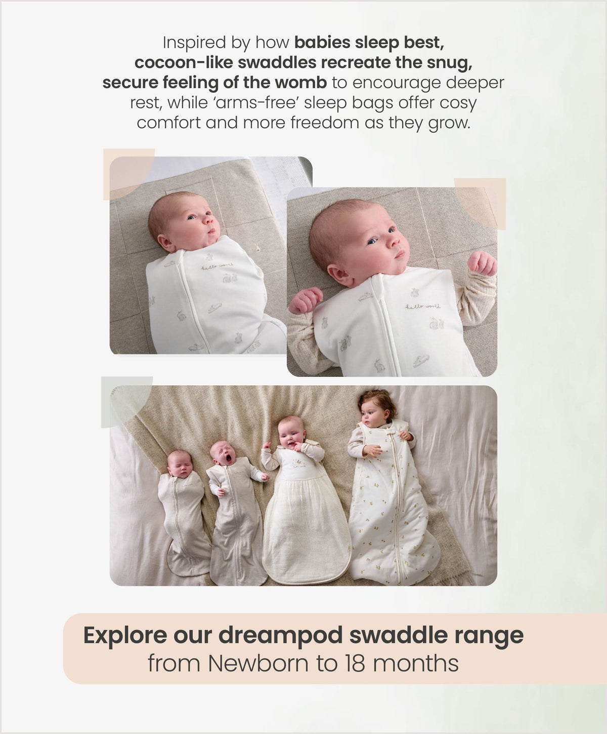 Mamas and Papas Dreampod Swaddle