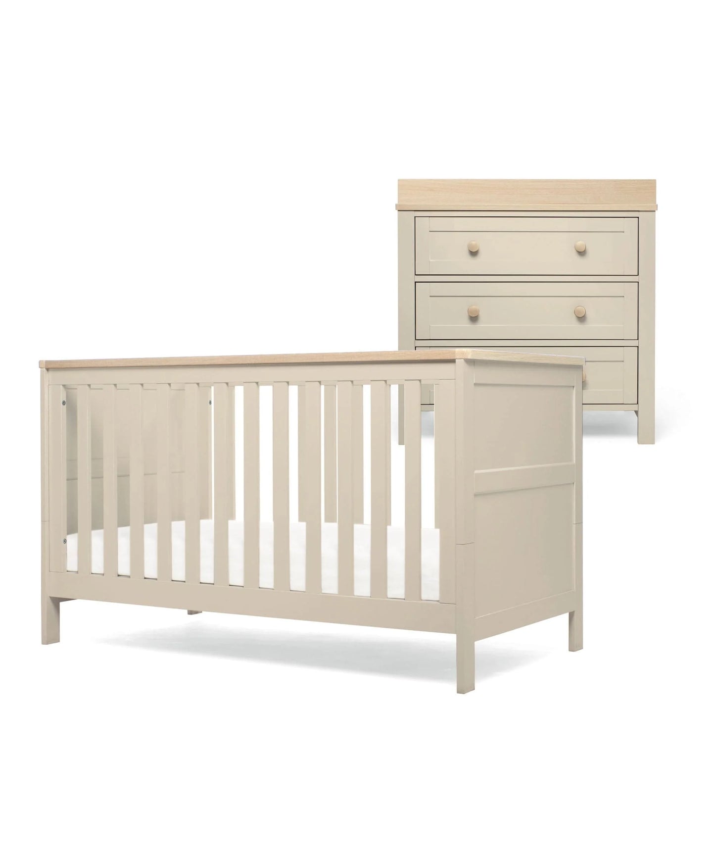 Mamas and Papas Wedmore 2 Piece Set Cashmere / Oak