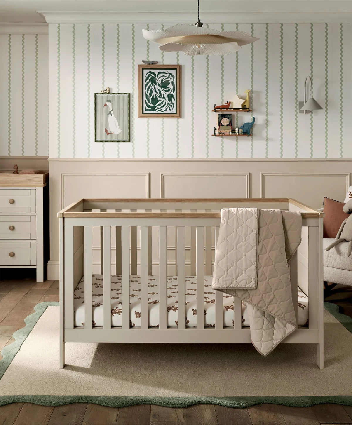 Mamas and Papas Wedmore 2 Piece Set Cashmere / Oak