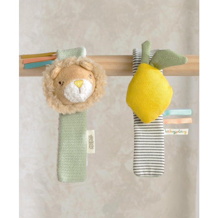 Mamas and Papas Wrist Rattle Lion