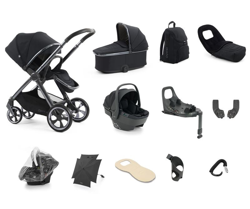 Oyster 4 Carbonite Travel System Ultimate Bundle