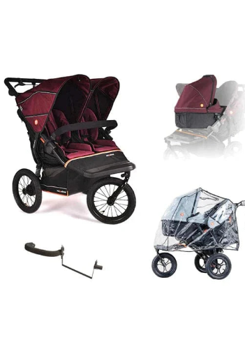 Out n About Double Nipper v6 Newborn and Toddler Starter Bundle PLUS