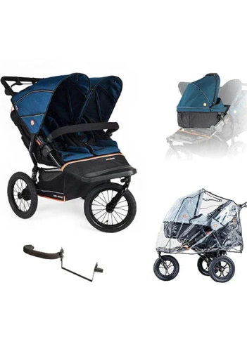 Out n About Double Nipper v6 Newborn and Toddler Starter Bundle PLUS