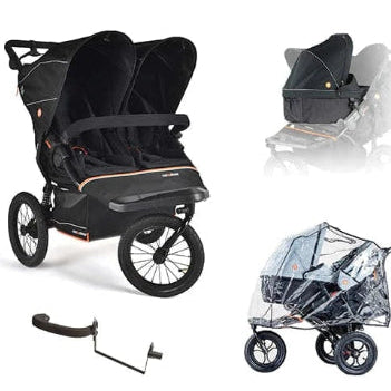 Out n About Double Nipper v6 Newborn and Toddler Starter Bundle PLUS