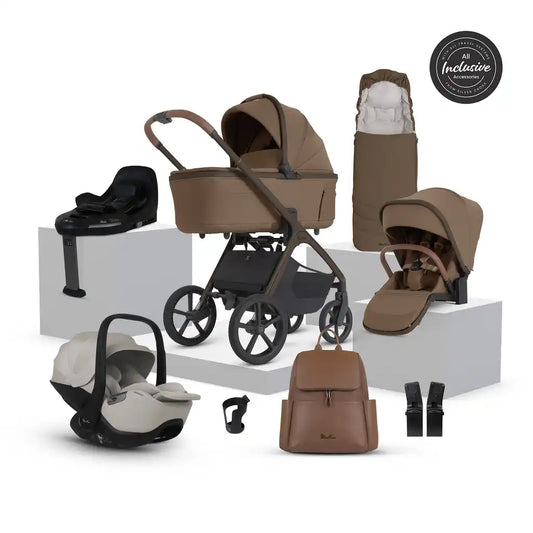 Silver Cross Cove 2 Maple Travel System Ultimate 360 Infant Carrier Bundle 10 piece