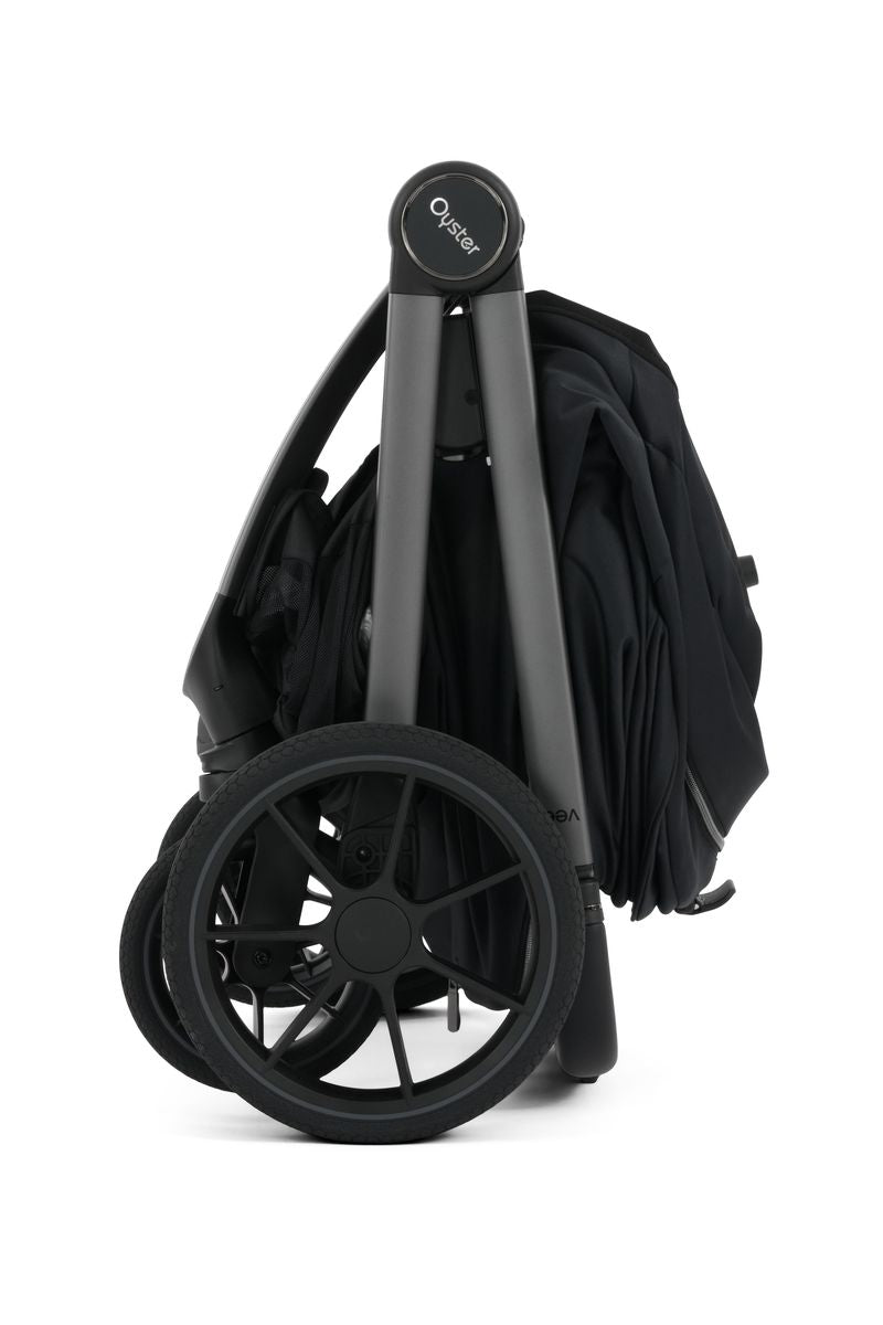 Oyster Vee Travel System with Oyster 360 Car Seat - Liquorice