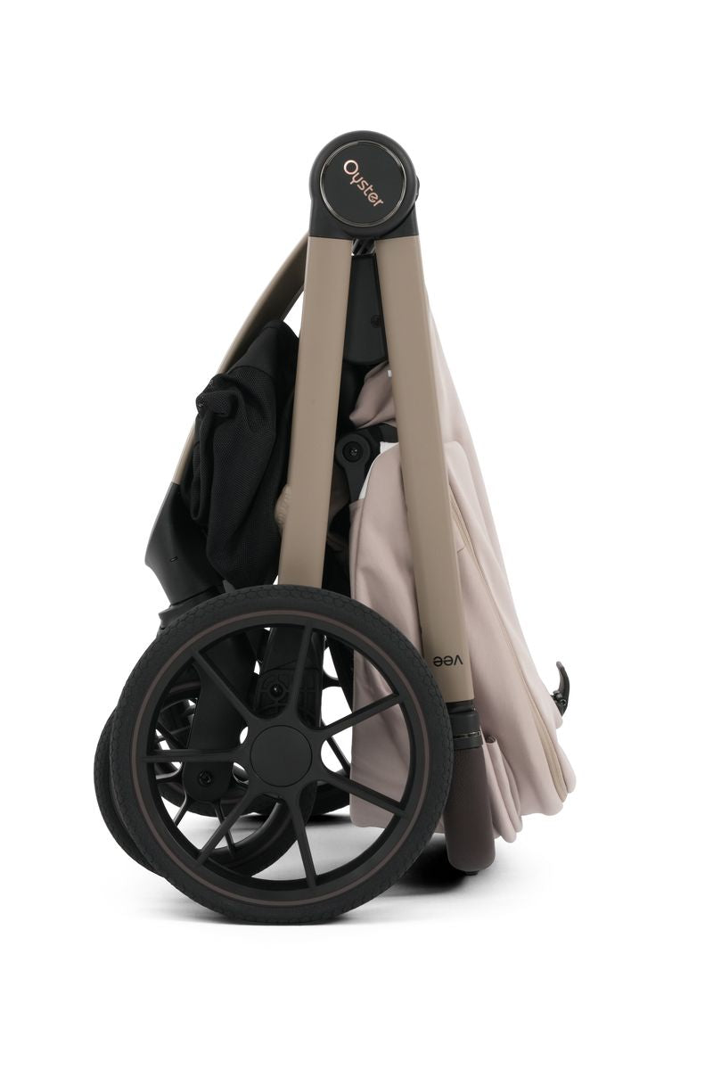 Oyster Vee Travel System with Oyster 360 Car Seat - Vanilla