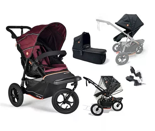 Out n About Nipper V6 Brambleberry Red Switch Bundle