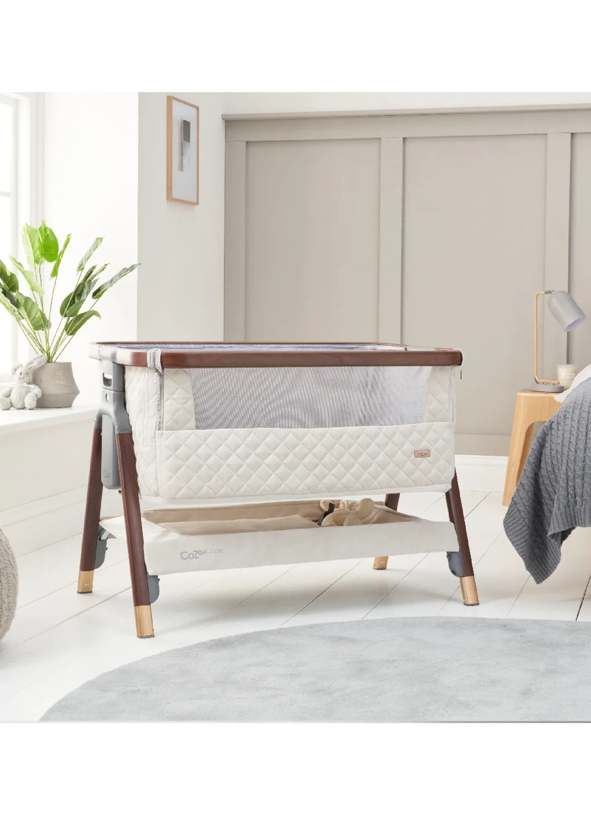 Tutti Bambini CoZee Luxe Bedside Crib – Cornwall Baby Store