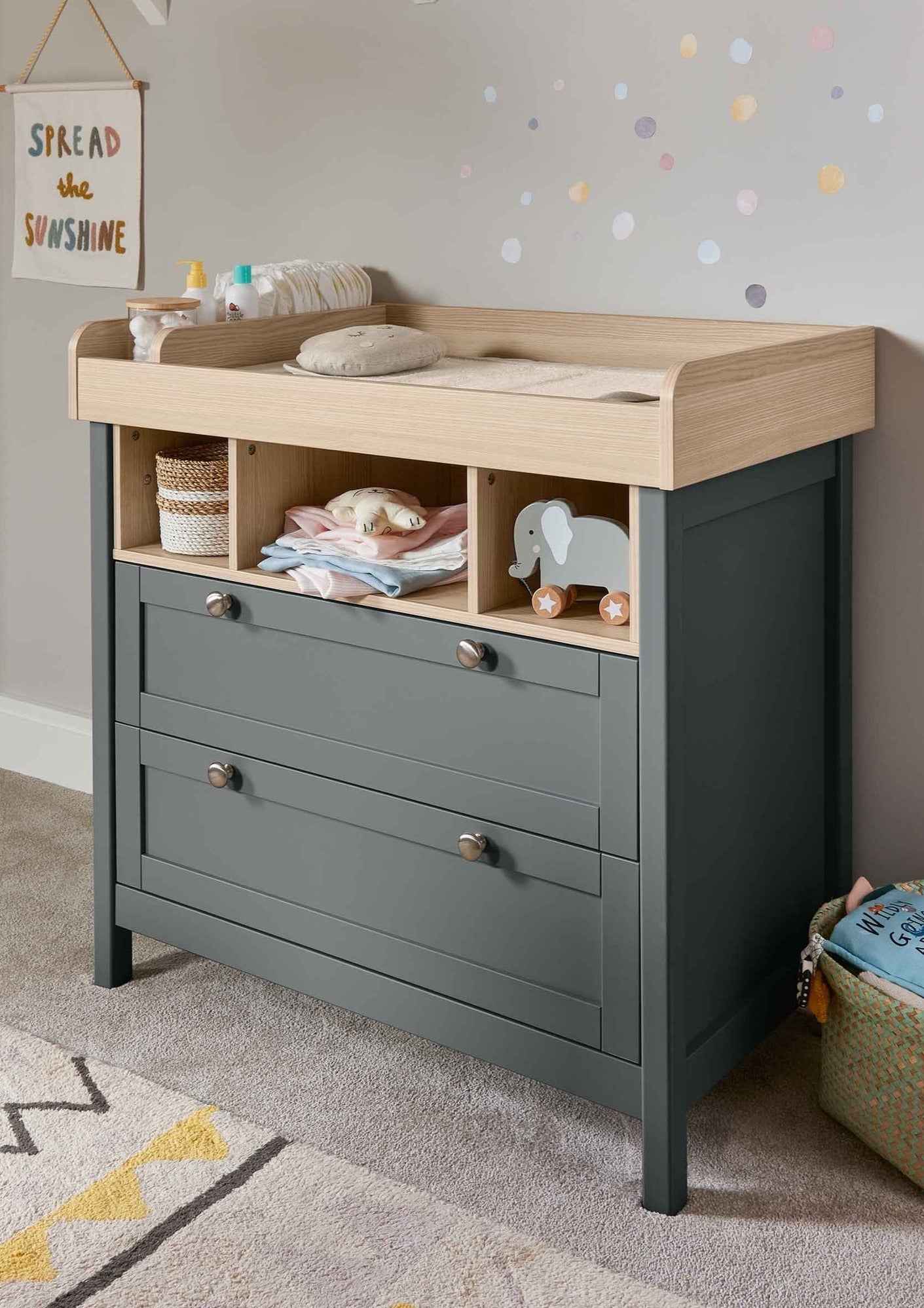 Mamas and Papas Harwell Cotbed and Dresser - SweetDreamzzzPenryn